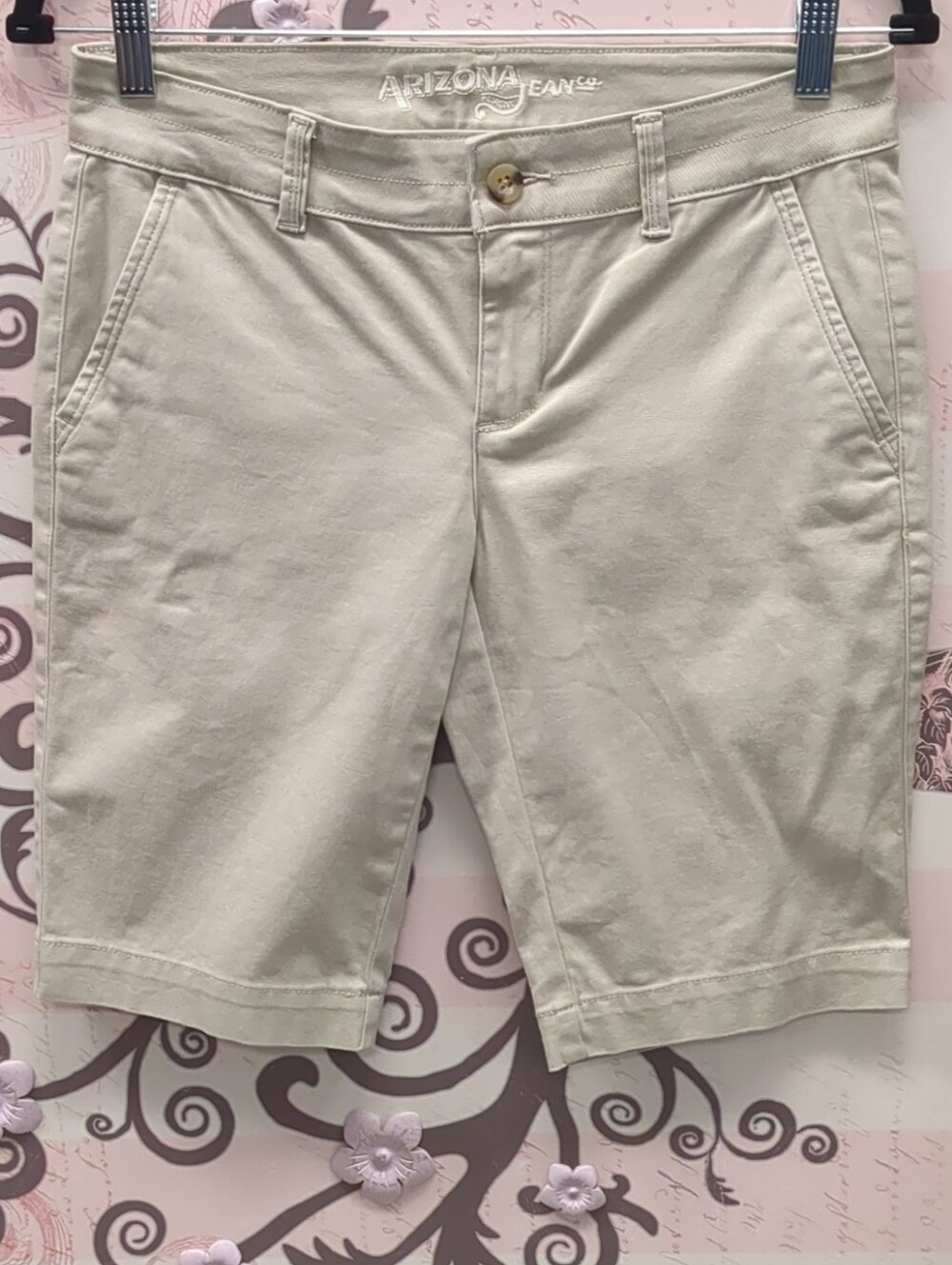 Arizona Jean Company Tan Bermuda Shorts